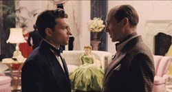 Ralph Fiennes and Alden Ehrenreich in 'Hail, Caesar!'