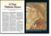 A Poet Without Honor - page spread A Poet Without Honor - page spread