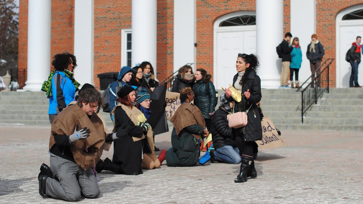 Embodied Solidarity protesters