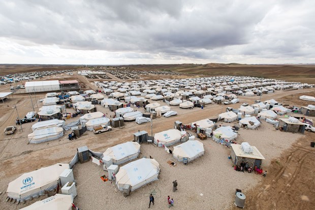 Only 40 minutes from Mosul on the Nineveh Plains, the Christian town of Garmawa hosts hundreds of displaced families.