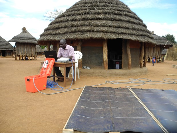 This technology kit accelerates Bible translation in rural areas. This technology kit accelerates Bible translation in rural areas.