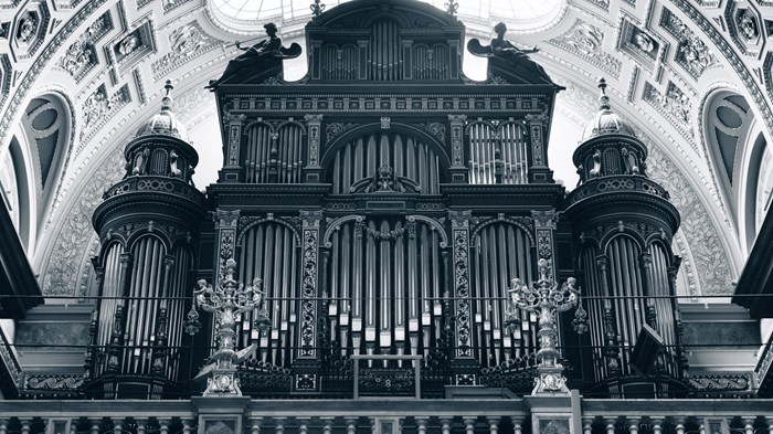 When did churches start using instrumental music?