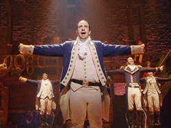 Alexander Hamilton in 'Hamilton: An American Musical'
