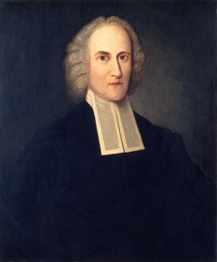 Aaron Burr's grandfather, the "fire and brimstone preacher" Jonathan Edwards