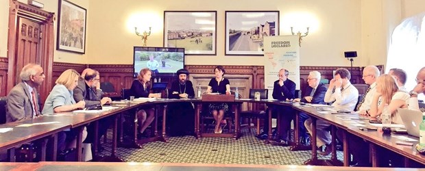 The All-Party Parliamentary Group on International Freedom of Religion or Belief unveiled their report today. The All-Party Parliamentary Group on International Freedom of Religion or Belief unveiled their report today.