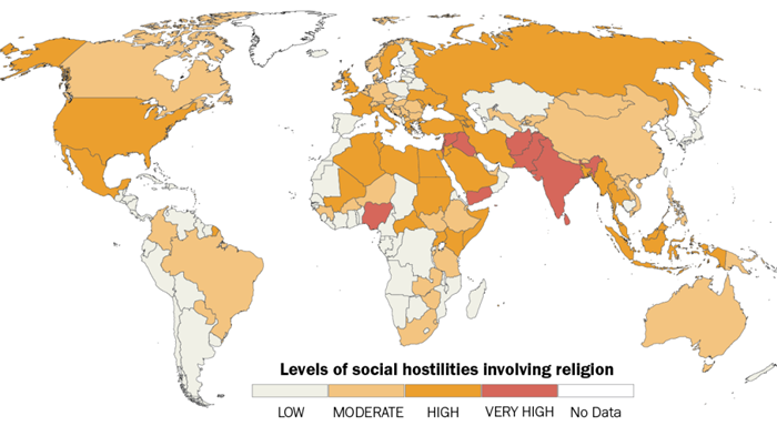 Across 198 Nations, Christians Face More Terrorism But Less Government Hostility Across 198 Nations, Christians Face More Terrorism But Less Government Hostility