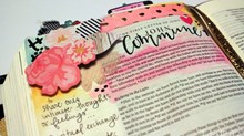 Bible Study Meets Crafting: The Bible Journaling Craze