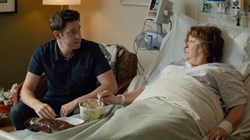 John Krasinski and Margo Martindale in 'The Hollars' John Krasinski and Margo Martindale in 'The Hollars'