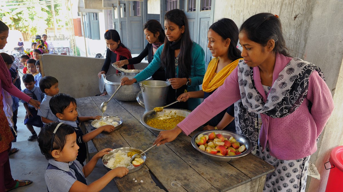 One of Compassion International's 580 child centers in India. One of Compassion International's 580 child centers in India.