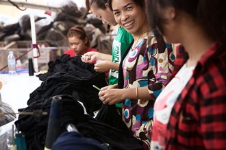 AIM employs about 300 people through its ministries and factories in Svay Pak, a suburb with a heavily Vietnamese population. AIM employs about 300 people through its ministries and factories in Svay Pak, a suburb with a heavily Vietnamese population.