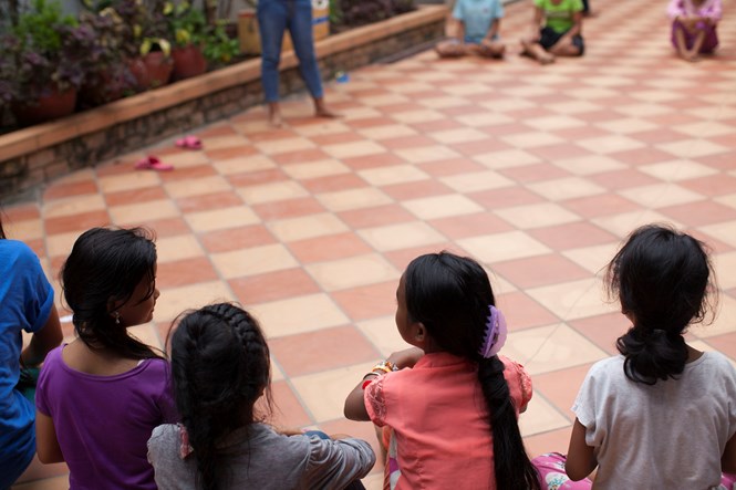 About 25 tweens and teens live at the Pleroma Home for Girls in Phnom Penh. “I have sisters here; they are my family,” a 15-year-old said through a translator. “God helped me when I had no hope. He has shown me who I am. I’m a daughter, who is special and important to him.” About 25 tweens and teens live at the Pleroma Home for Girls in Phnom Penh. “I have sisters here; they are my family,” a 15-year-old said through a translator. “God helped me when I had no hope. He has shown me who I am. I’m a daughter, who is special and important to him.”