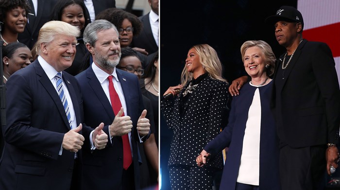 The 10 Celebrities Evangelicals Trust Most and Least on Politics