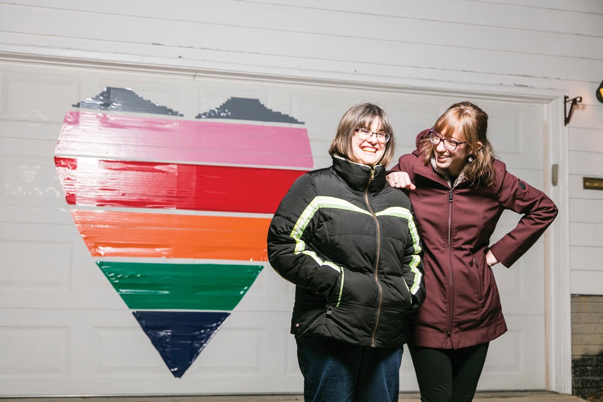 L’Arche member Kelly DeRoy (left) with volunteer Katie Moore at the community in Washington, DC. L’Arche member Kelly DeRoy (left) with volunteer Katie Moore at the community in Washington, DC.