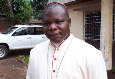 Cardinal Dieudonné Nzapalainga, archbishop of Bangui Cardinal Dieudonné Nzapalainga, archbishop of Bangui