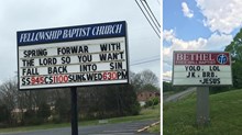 Time for Some Fun: Saturday Church Sign Humor