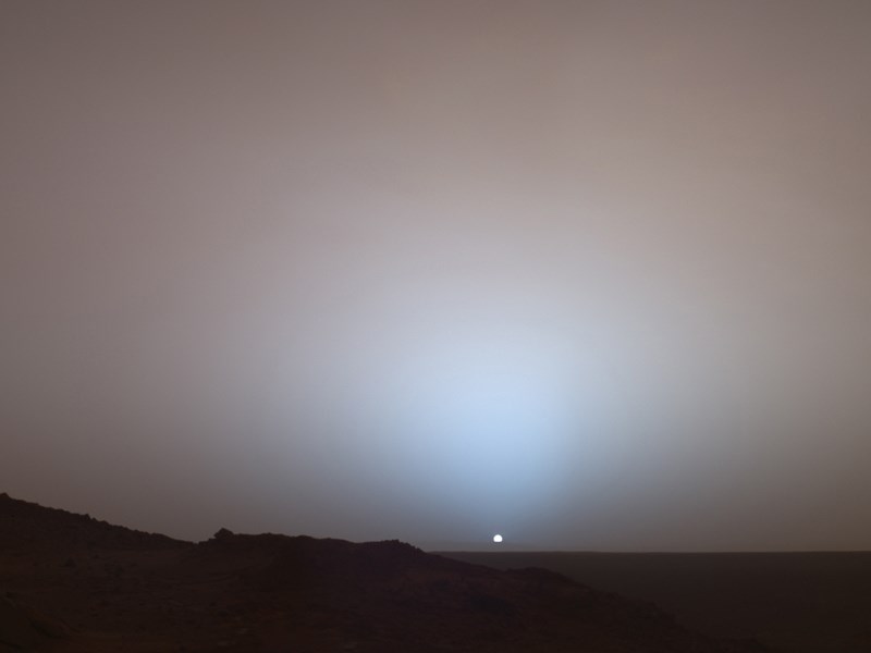 Mars at Sunset