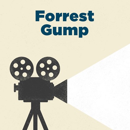 Wall sticker Forrest Gump directed by Robert Zemzckis