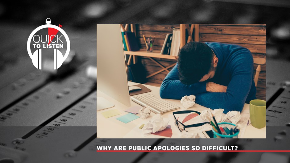 The Struggle to Say ‘I’m Sorry’ in Public