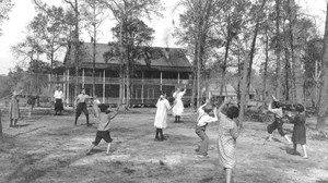 Dowling Park orphans at play in the early days Dowling Park orphans at play in the early days