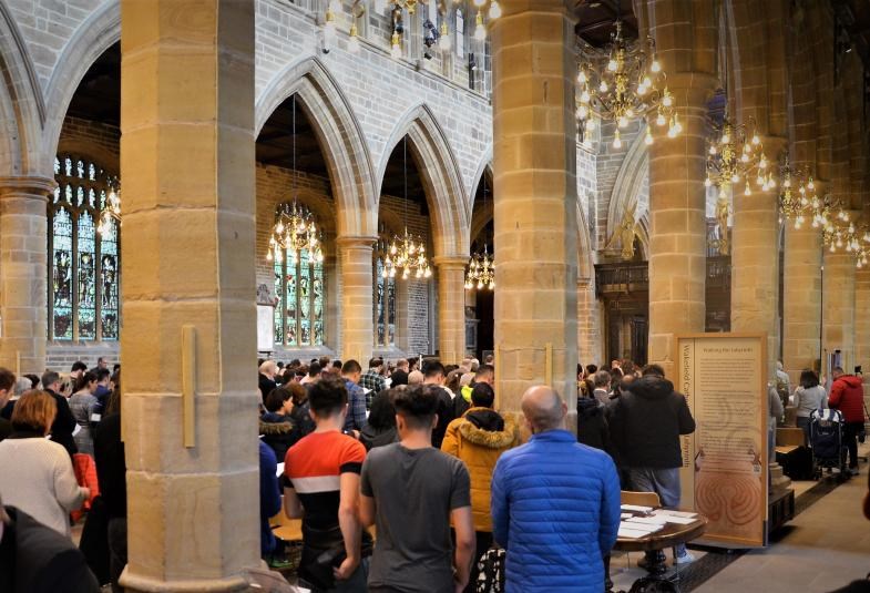 Wakefield Cathedral was the first to use a new Farsi liturgy approved by the House of Bishops to accommodate Iranian worshipers. Wakefield Cathedral was the first to use a new Farsi liturgy approved by the House of Bishops to accommodate Iranian worshipers.