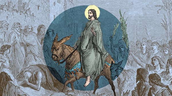 triumphal entry jesus painting