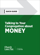 Talking to Your Congregation About Money Talking to Your Congregation About Money