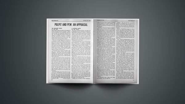 Pulpit And Pew An Appraisal Christianity Today