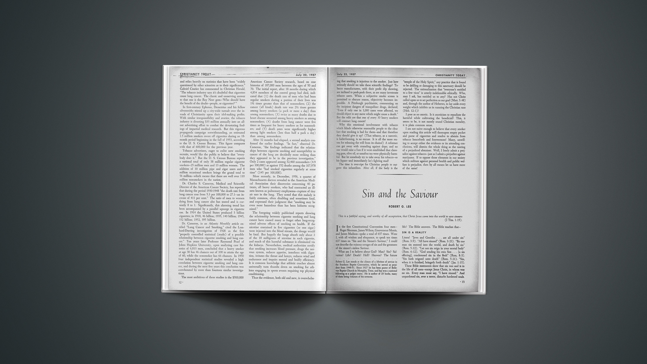 Sin And The Saviour Christianity Today