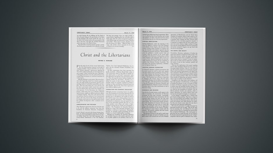 Christ and the Libertarians