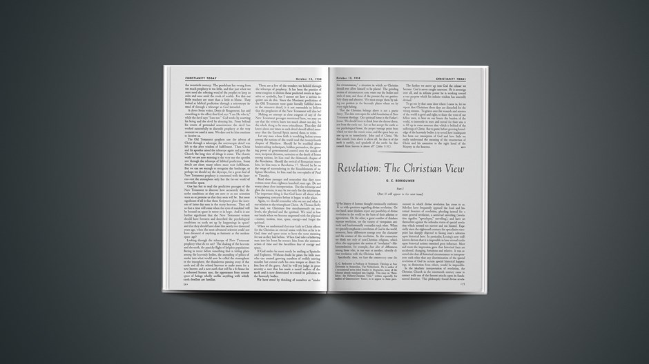 Revelation: The Christian View
