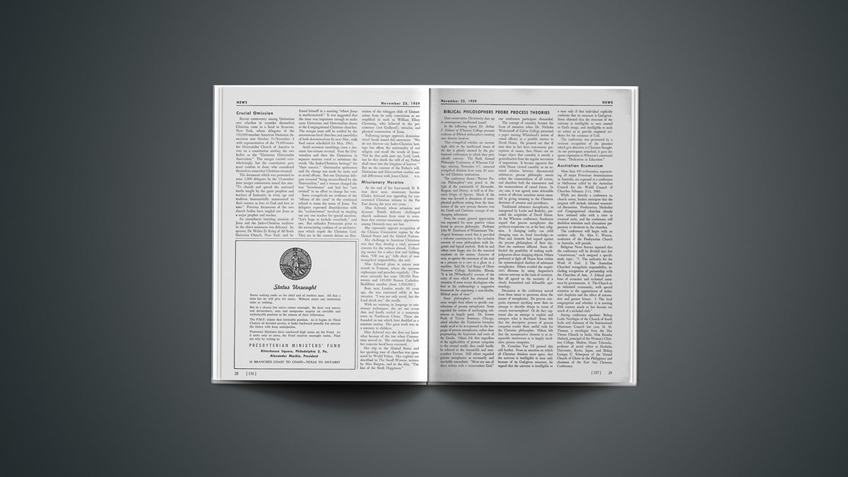 Biblical Philosophers Probe Process Theories Christianity Today