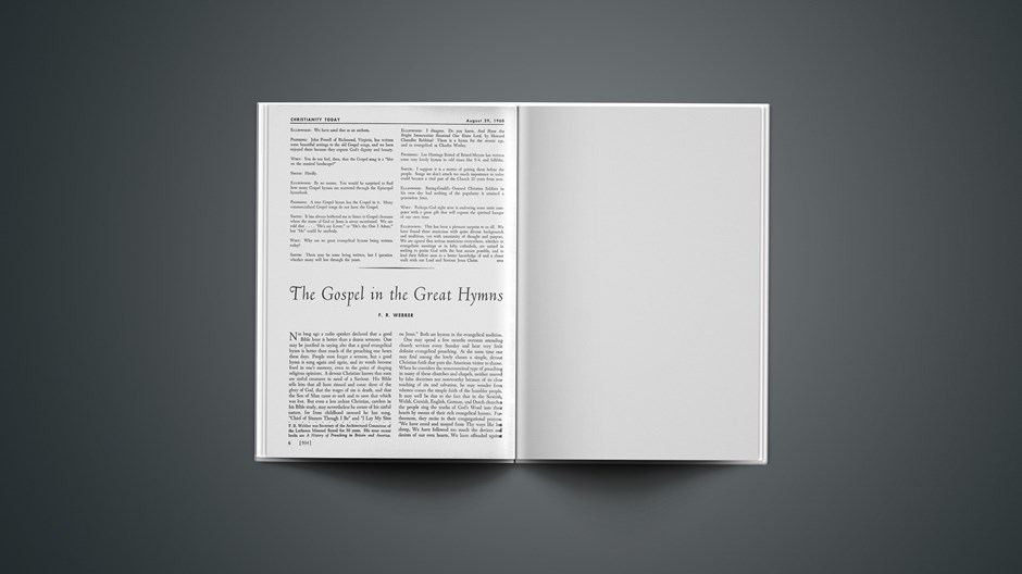 The Gospel in the Great Hymns