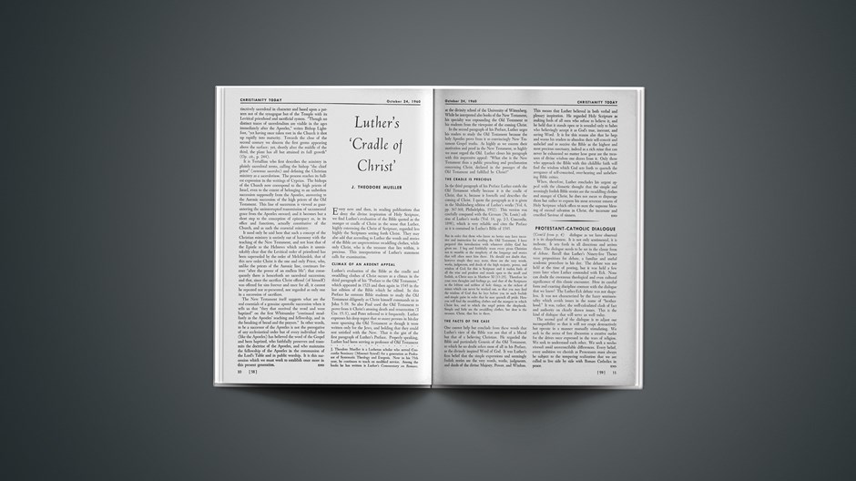Luther’s ‘Cradle of Christ’