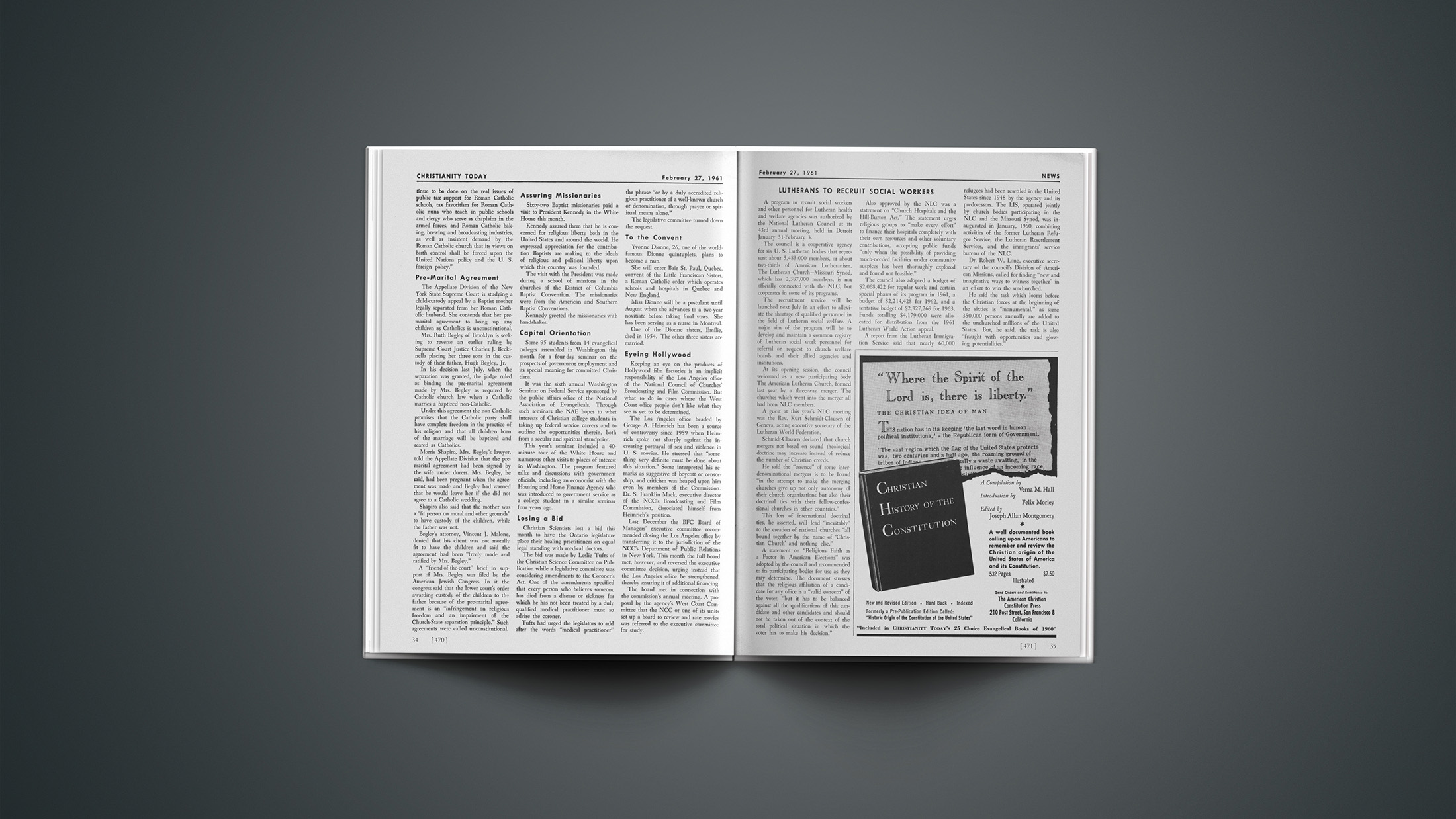 Lutherans to Recruit Social Workers | Christianity Today