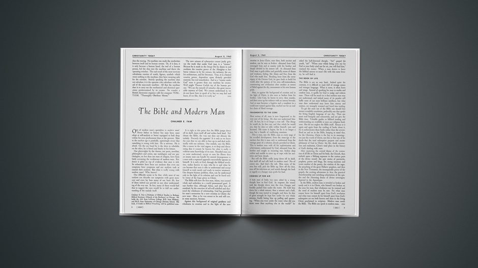 The Bible and Modern Man