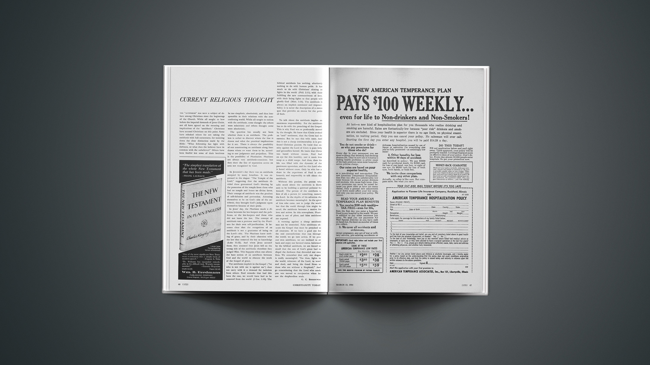 Current Religious Thought: March 13, 1964 | Christianity Today