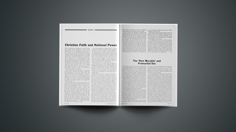 Christian Faith and National Power