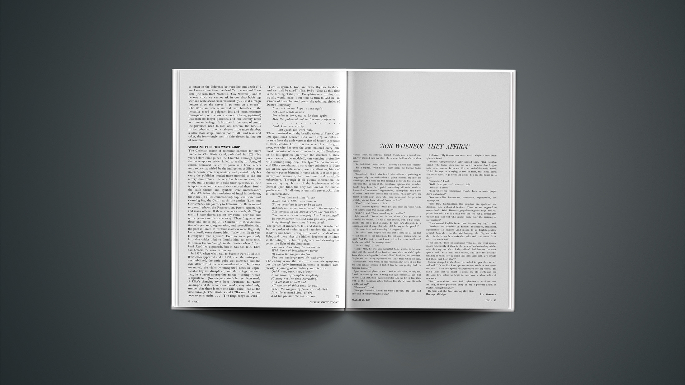 nor where of they affirm christianity today christianity today