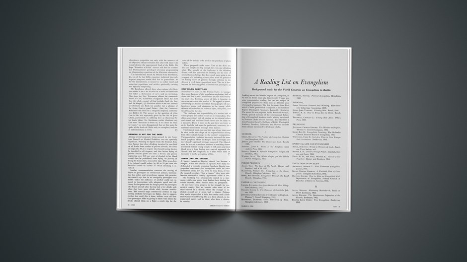 A Reading List on Evangelism