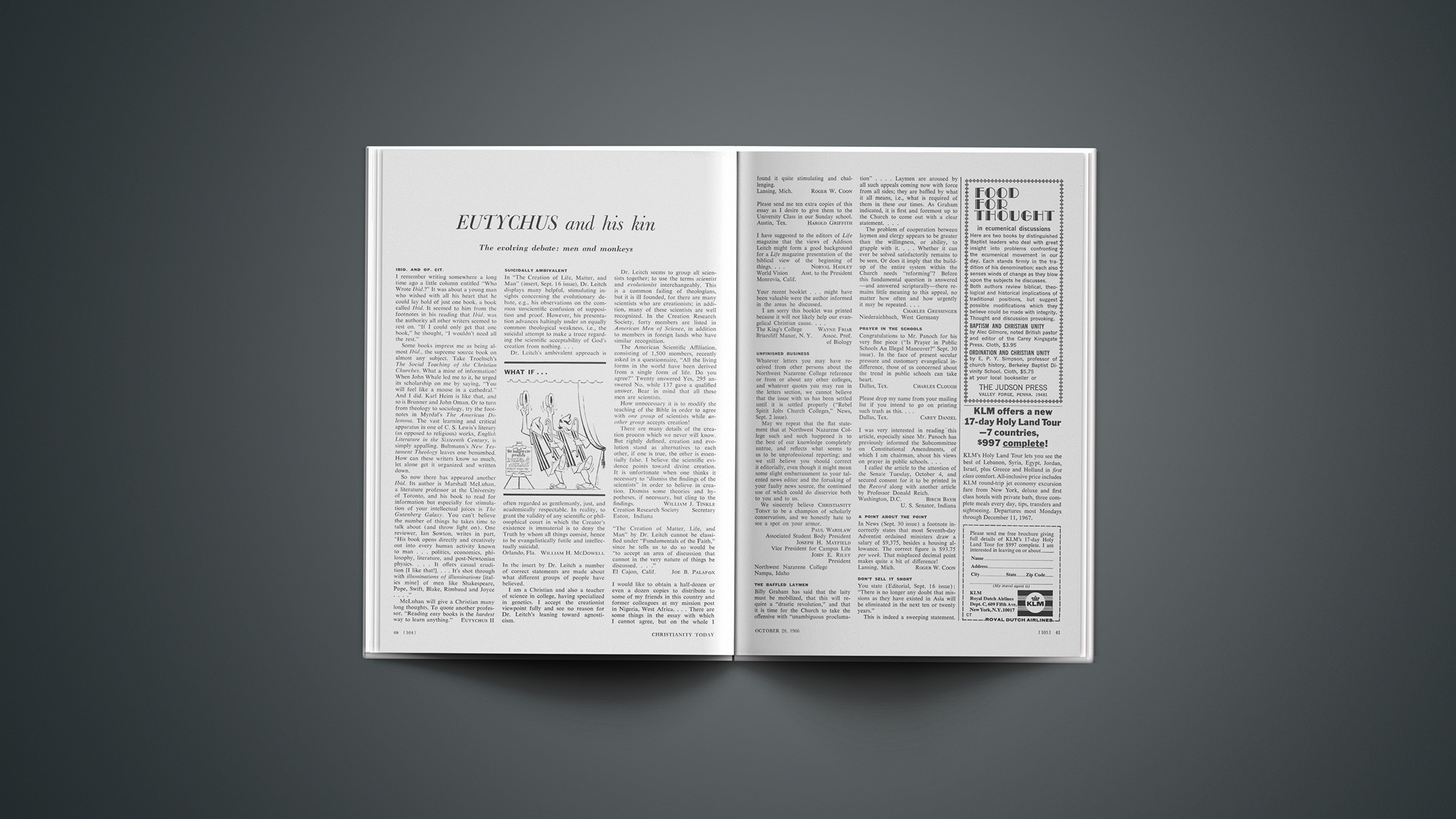 Eutychus and His Kin: October 28, 1966 | Christianity Today