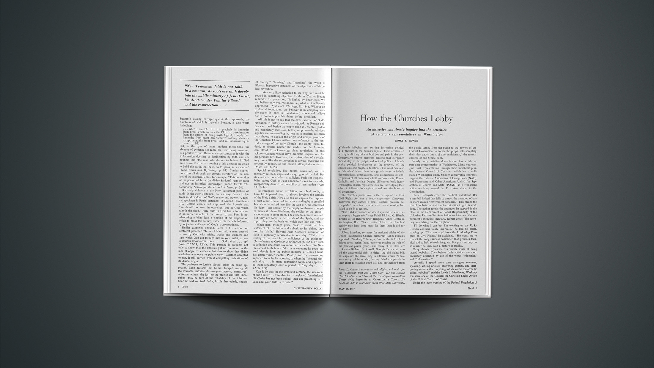 How the Churches Lobby | Christianity Today