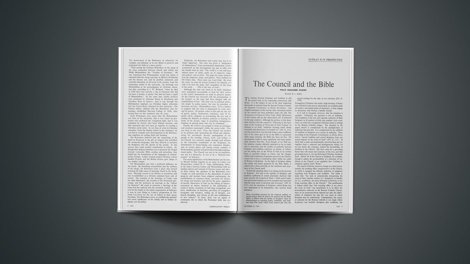 The Council and the Bible