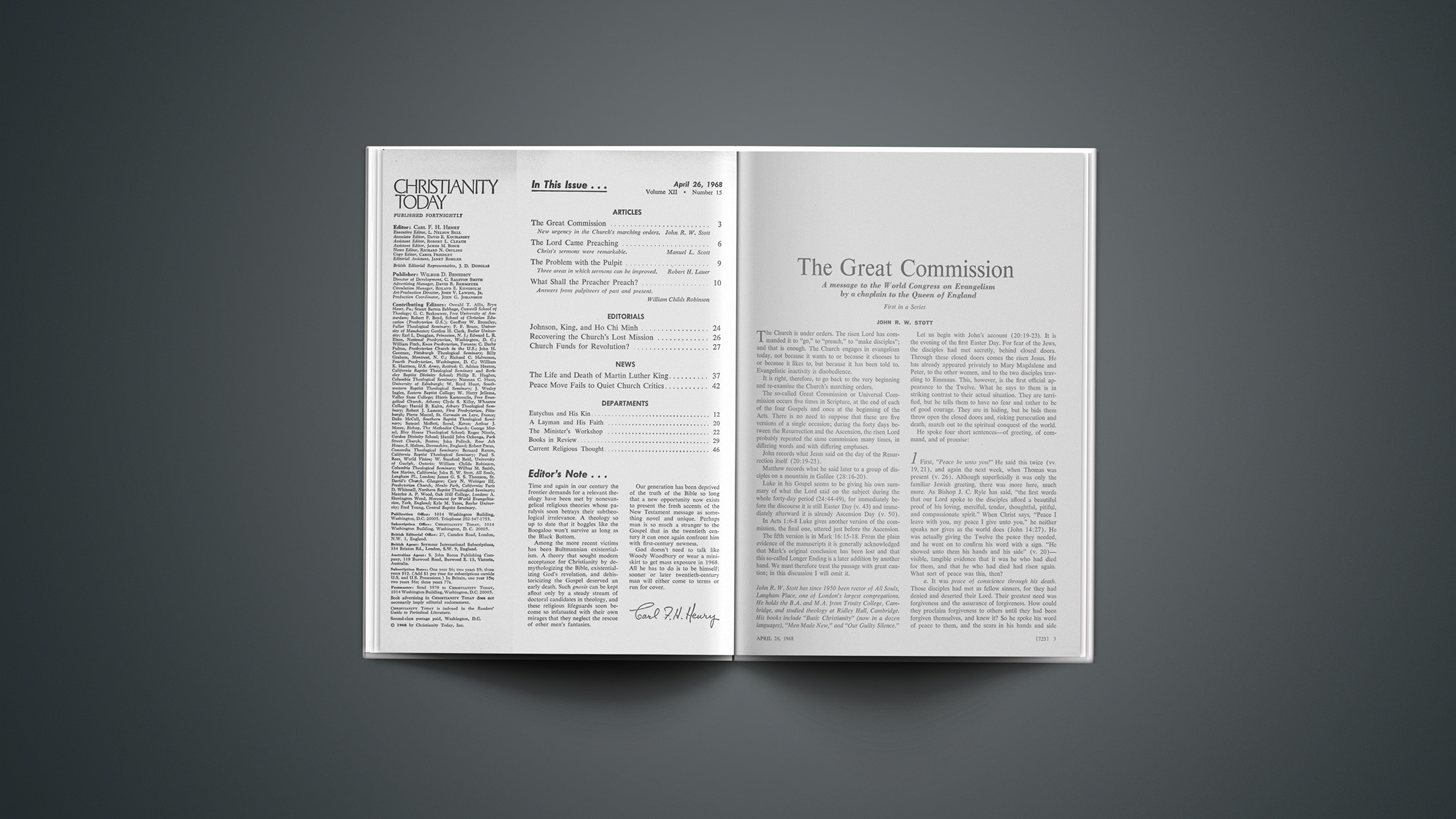 The Great Commission Christianity Today