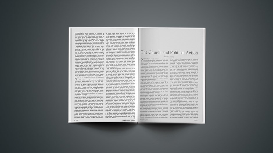 The Church and Political Action