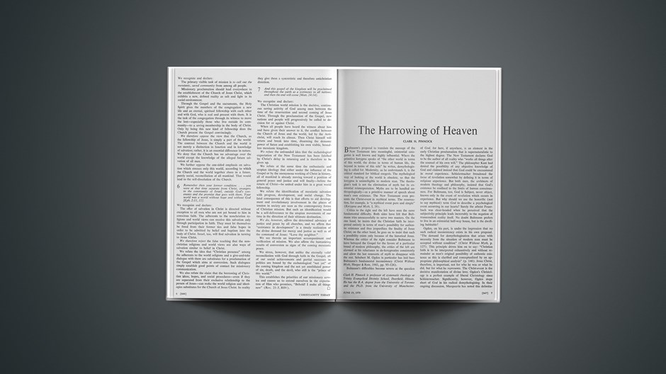 The Harrowing of Heaven