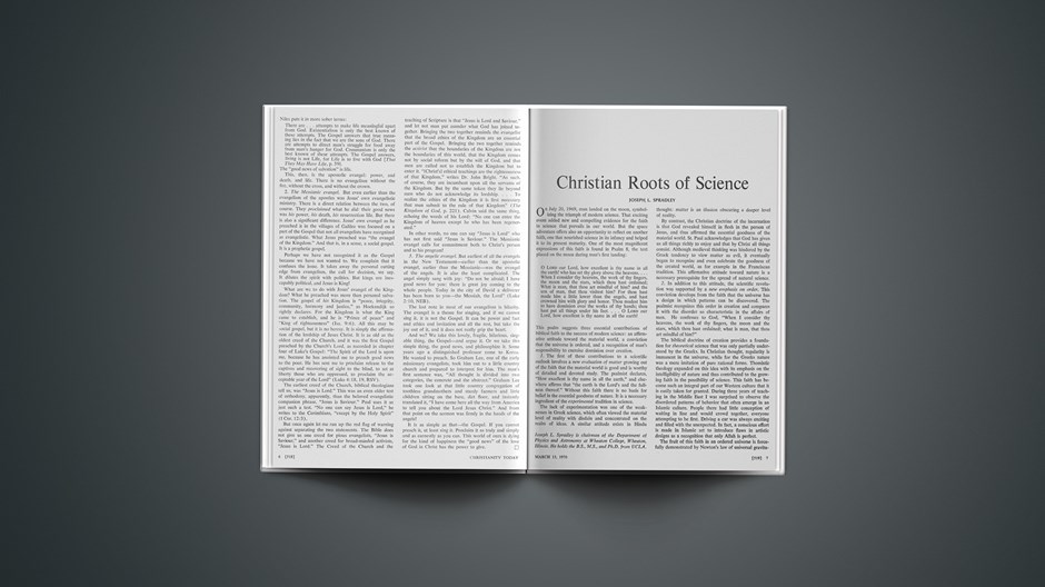 Christian Roots of Science