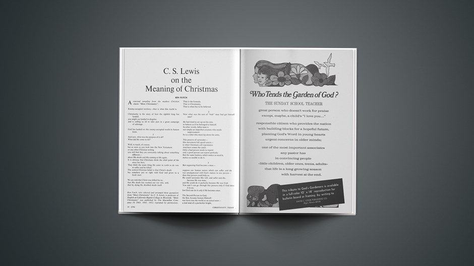 C. S. Lewis on the Meaning of Christmas