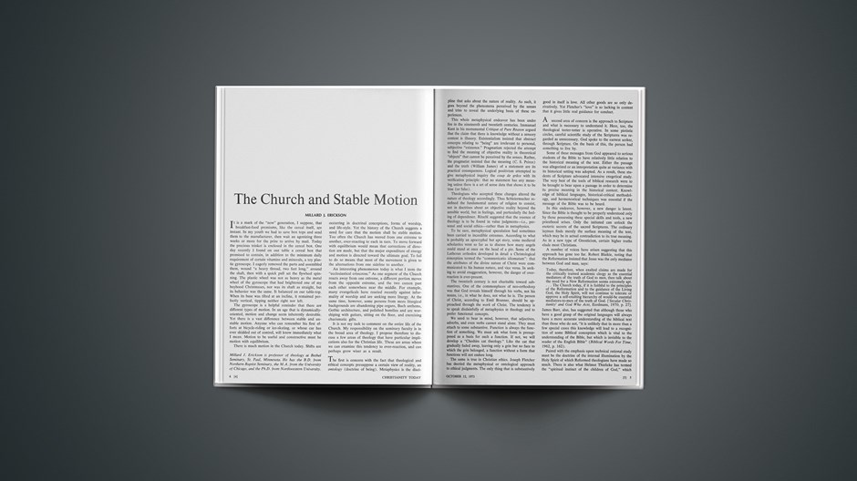 The Church and Stable Motion