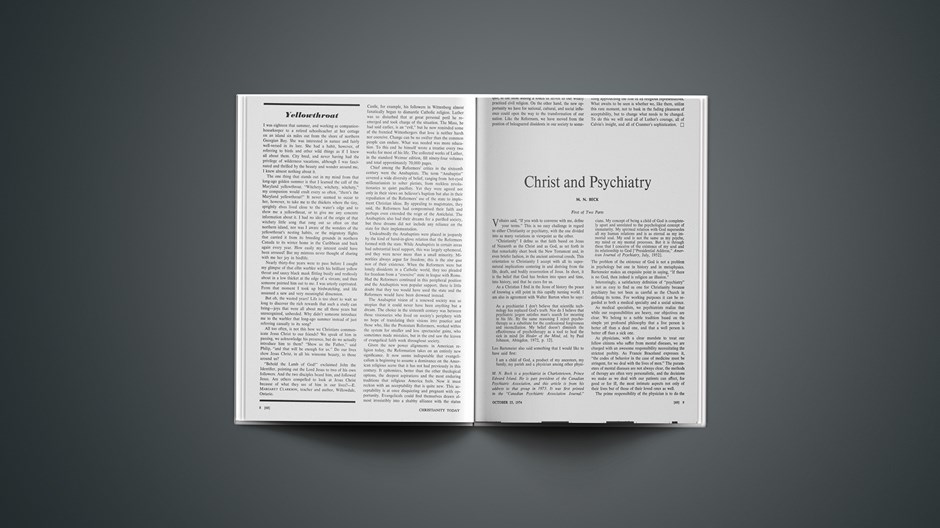 Christ and Psychiatry