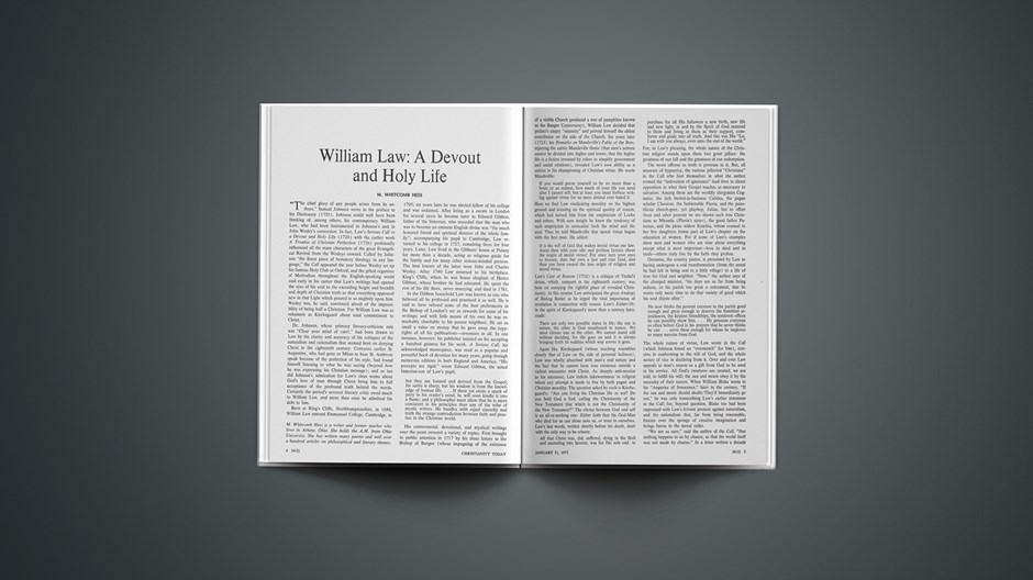 William Law: A Devout and Holy Life